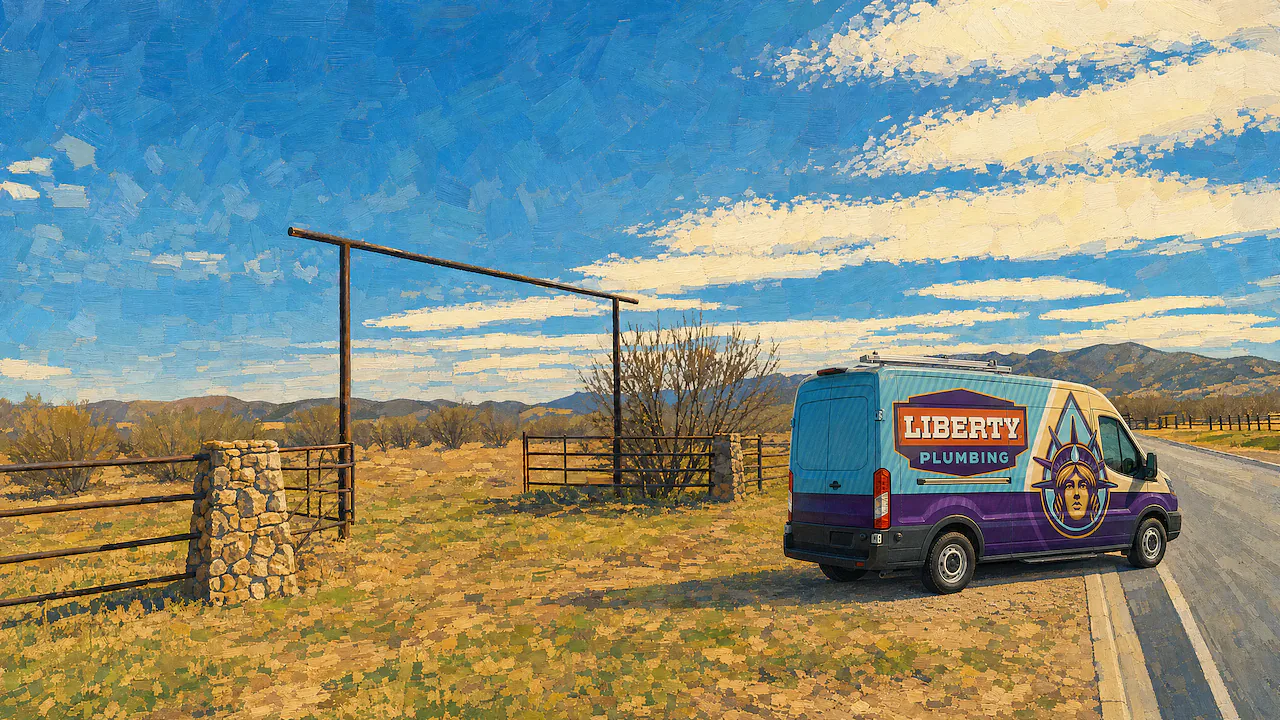 Painted view of Chino Valley, Arizona